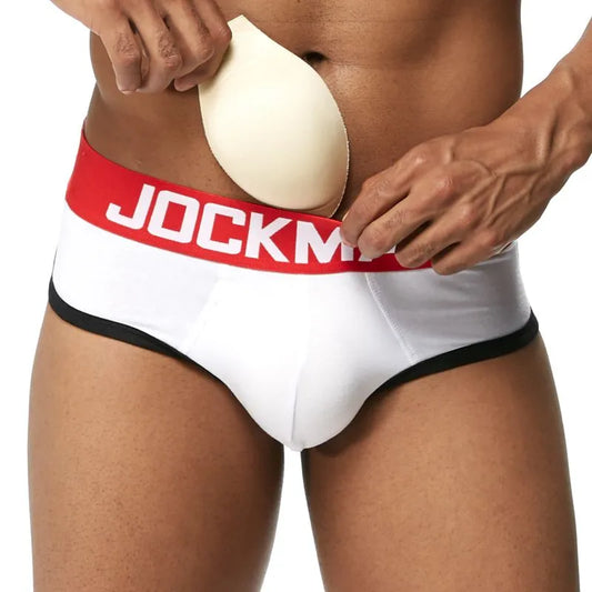 Cotton Briefs with Padded Enhancer